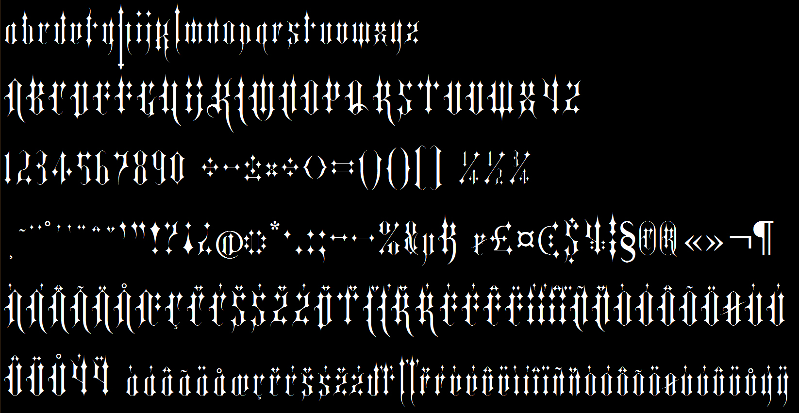 warhammer 40k numbers font